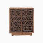 Zaayah Cut Work Two Door Wooden Cabinet