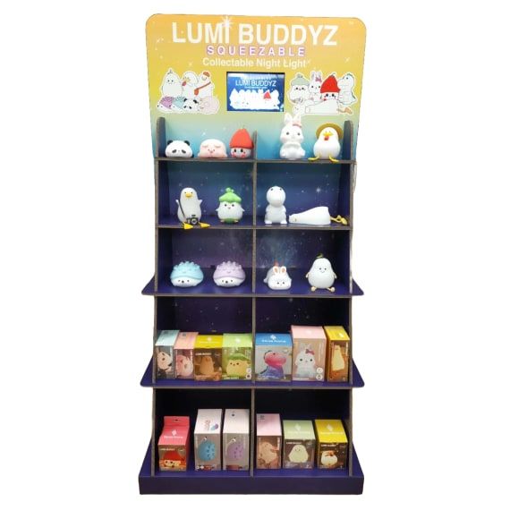 Lumi Buddyz Set With Display Stand - 78pcs