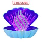 Blue Pearl - Colour Changing LED Clam with Glitter Pearl