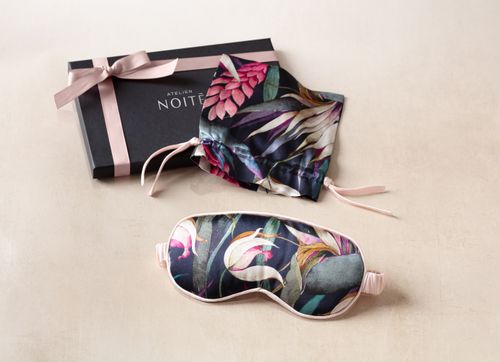 Flowers of Evil Silk Eye Mask