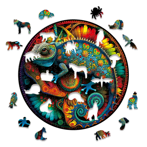 Wooden Puzzles-Round 150pcs