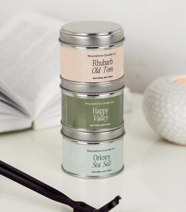 Small Soy Wax Candle Tin