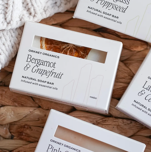 Organic soap bar - Bergamot & Grapefruit