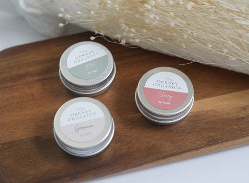 Organic lip balms