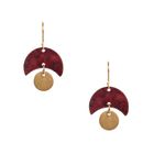Jaya earrings, berry