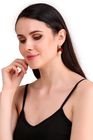 Jaya earrings, berry