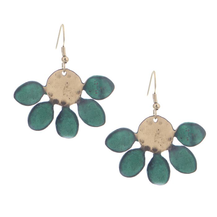 Yasmin earrings, green