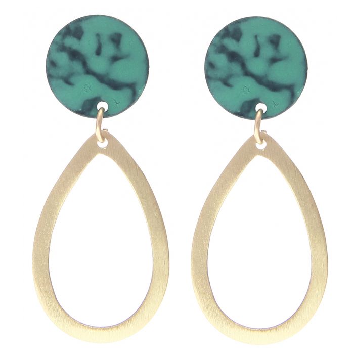 Jia earrings, green