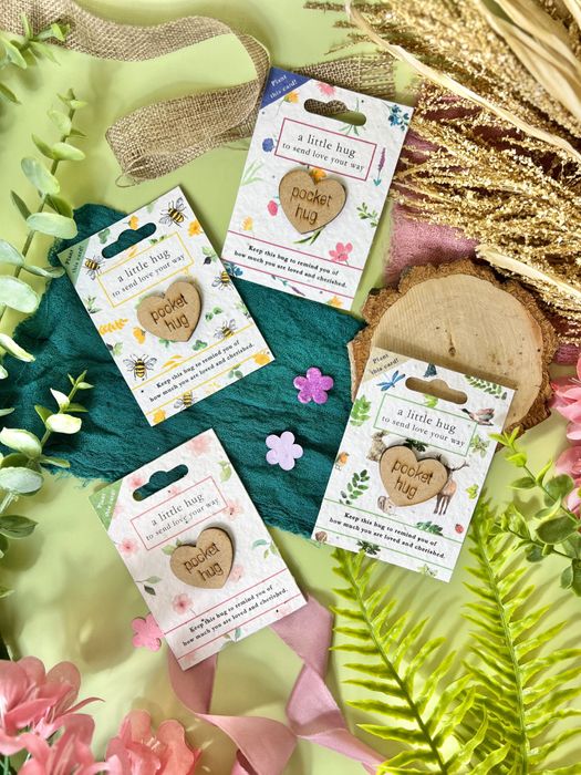 Pocket Hugs in Plantable Packaging