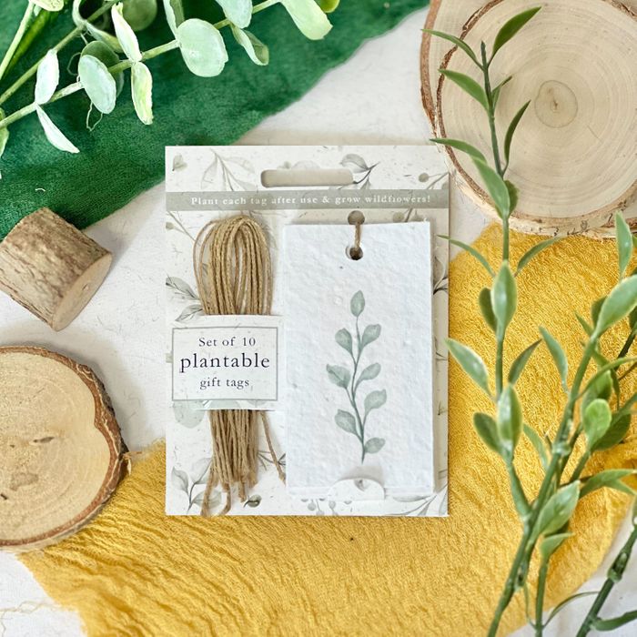 Plantable Gift Tags in Elephant Poo Packaging