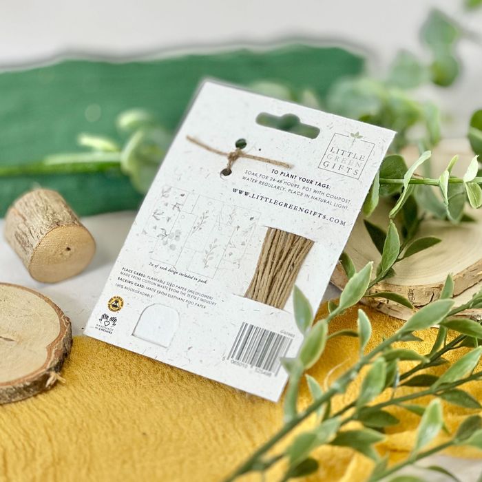 Plantable Gift Tags in Elephant Poo Packaging