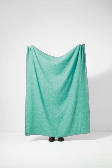 Blocks Recycled Cotton Throw - Northern Woven