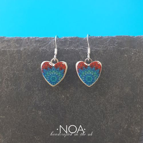 Decorated Ceramics Earrings