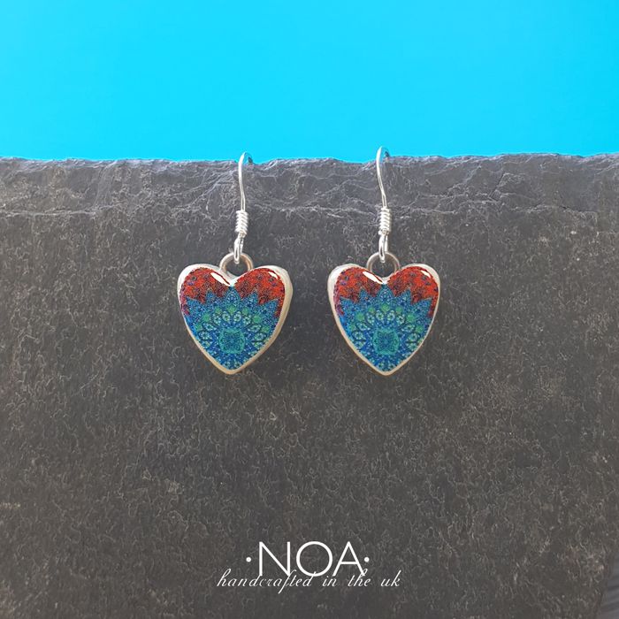 Decorated Ceramics Earrings