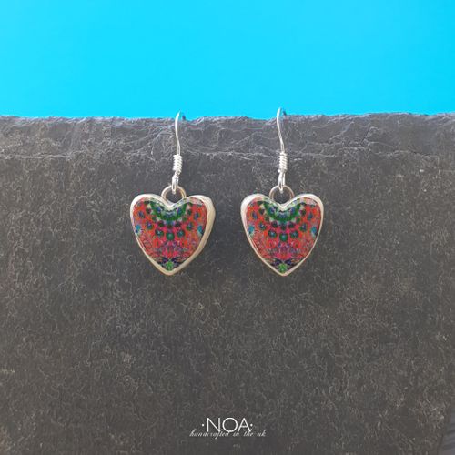 Decorated Ceramics Earrings