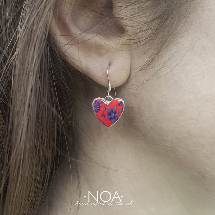 Decorated Ceramics Earrings