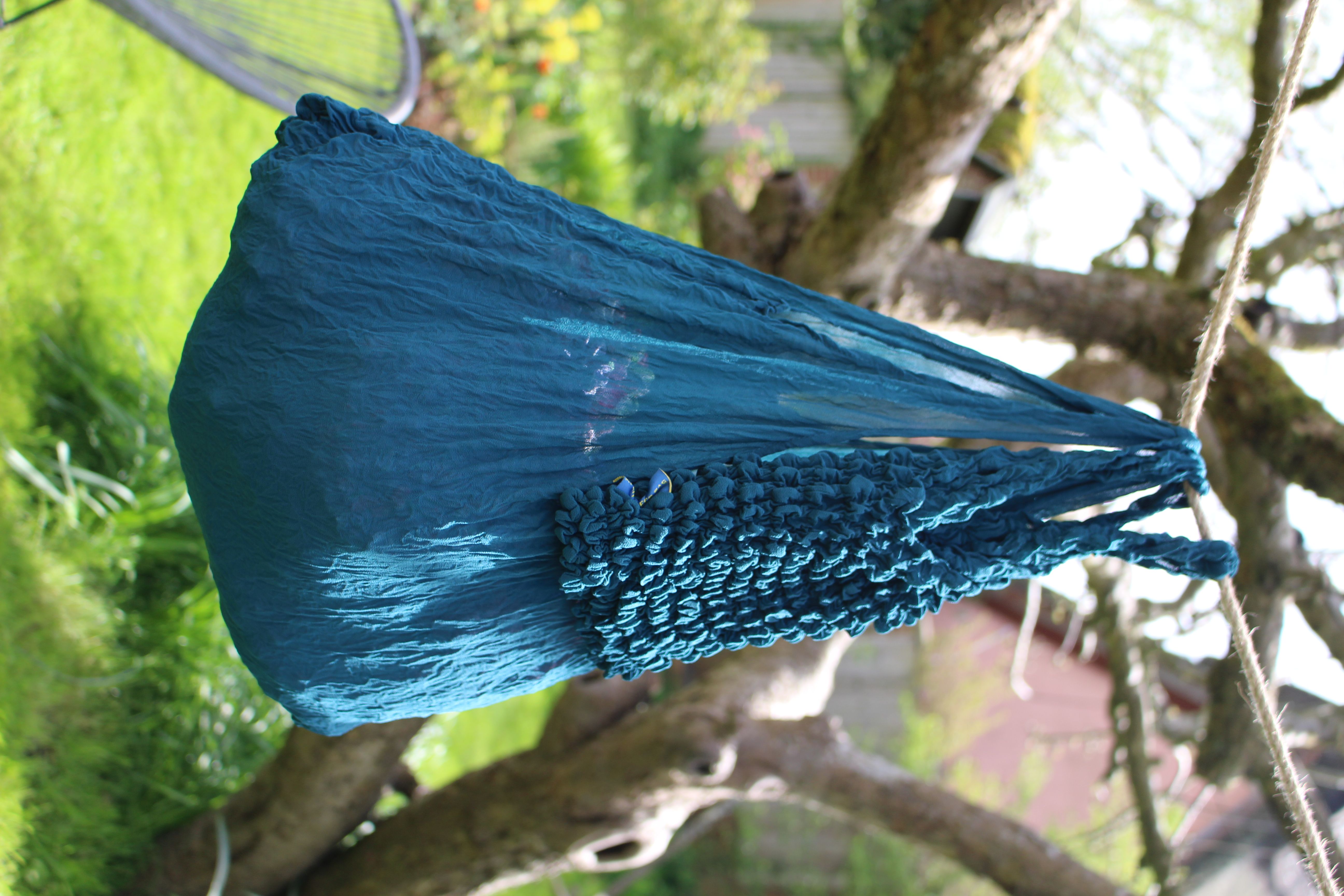 Teal Stretchy Tote