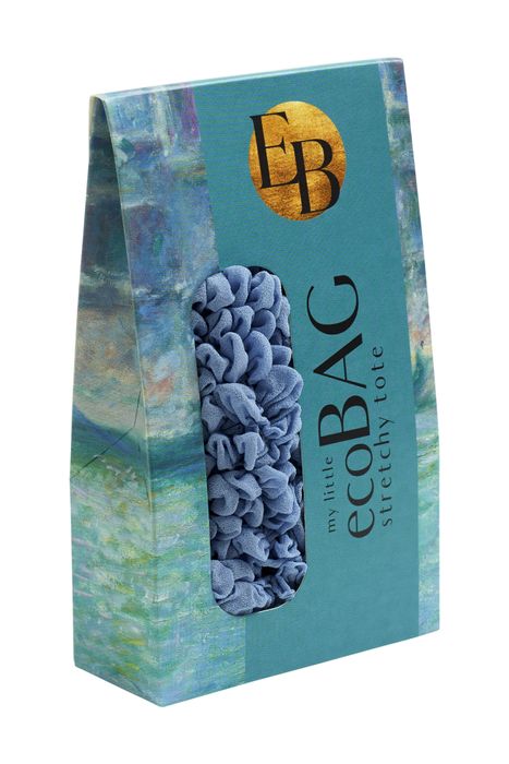 EcoBag, by BeBougie French Blue Sustainable Stretchy Tote