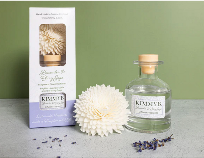 LAVENDER AND CLARY SAGE - FRAGRANCE FLOWER DIFFUSER