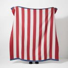 Devon Stripe Large Recycled Cotton Throw - Ian Mankin