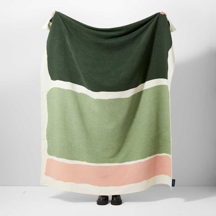 Milton Large Recycled Cotton Throw - Ian Mankin