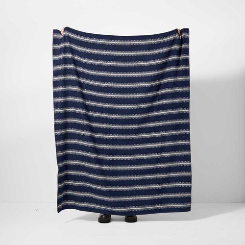 Fell Stripe Small Recycled Cotton Throw - Ian Mankin