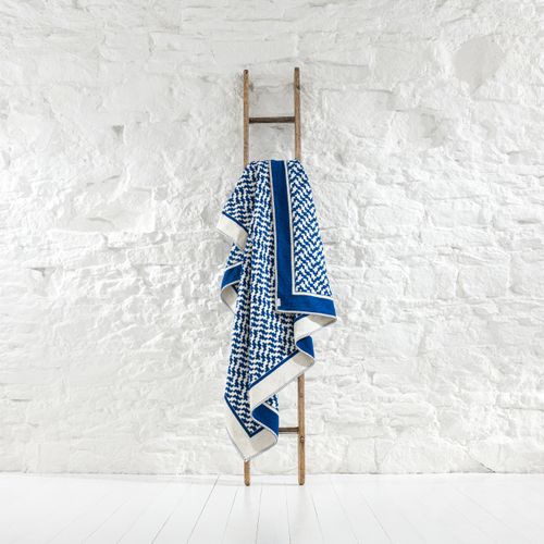 Tidal Large Recycled Cotton Throw - Ian Mankin