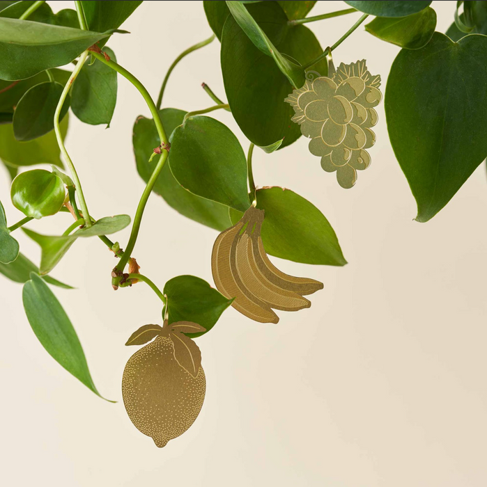 Cute Fruit Banana set of 3 decorations