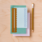 Brass Wavy Ruler