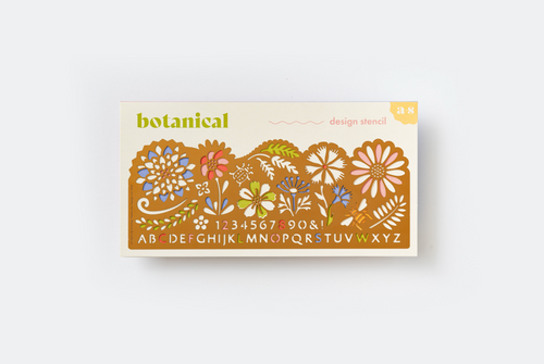 Botanical Design Stencil