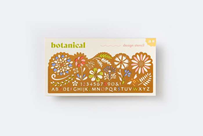 Botanical Design Stencil
