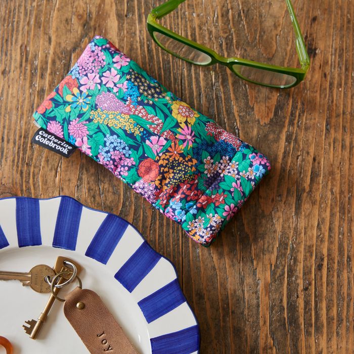 Linen and Liberty Fabric Glasses Cases