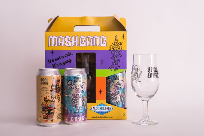 Alcohol Free Mash Gang Beer Box