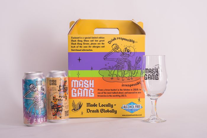 Alcohol Free Mash Gang Beer Box