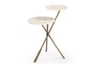 Vale Italian Marble Top End Table