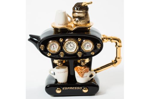 Hand crafted Double espresso Teapot