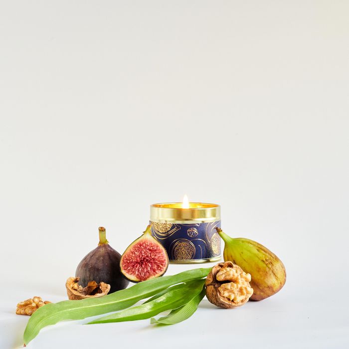 Oak Hills Green Fig & Walnut Tin Candle