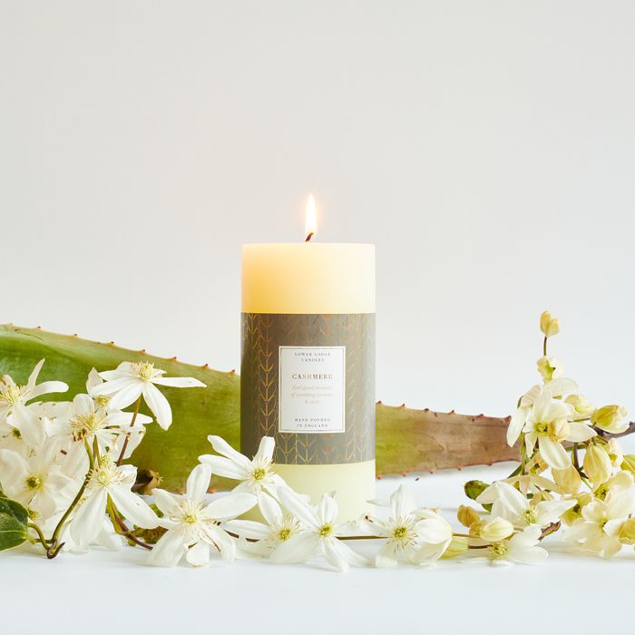 Oak Hills Cashmere Pillar Candle