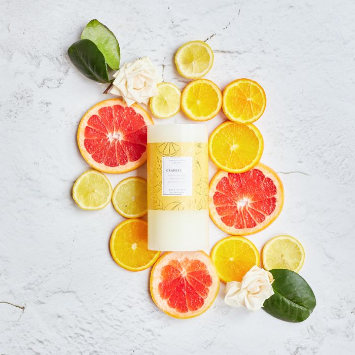 Oak Hills Grapefruit Pillar Candle