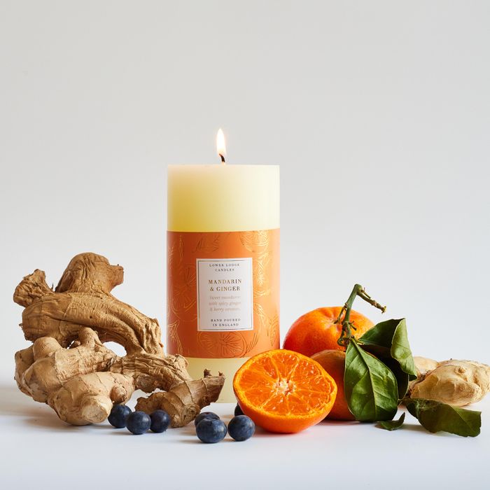 Oak Hills Mandarin & Ginger Pillar Candle