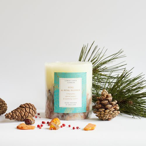 Oak Hills Pine & Pink Pepper Medium Botanical Candle