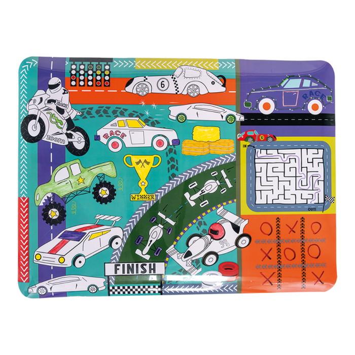 Colouring Fun & Games Mat (Activity Mat)