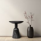 Agatha Sculptural Wooden End Table