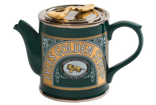 Hand Crafted Golden Syrup Teapot