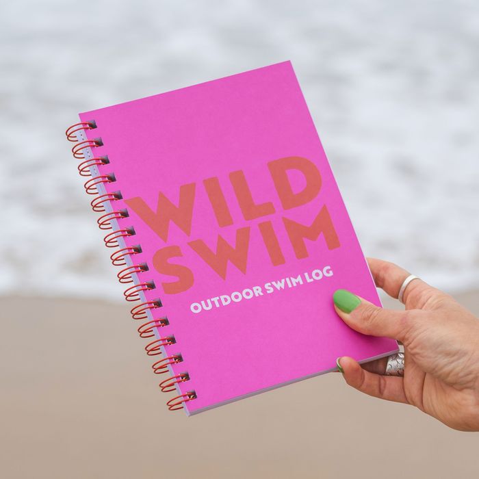 Wild Swim Journal Log Book A5 | Pink & Red