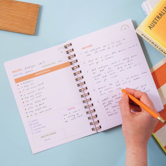 Recipe Book Journal | Cabana Stripe