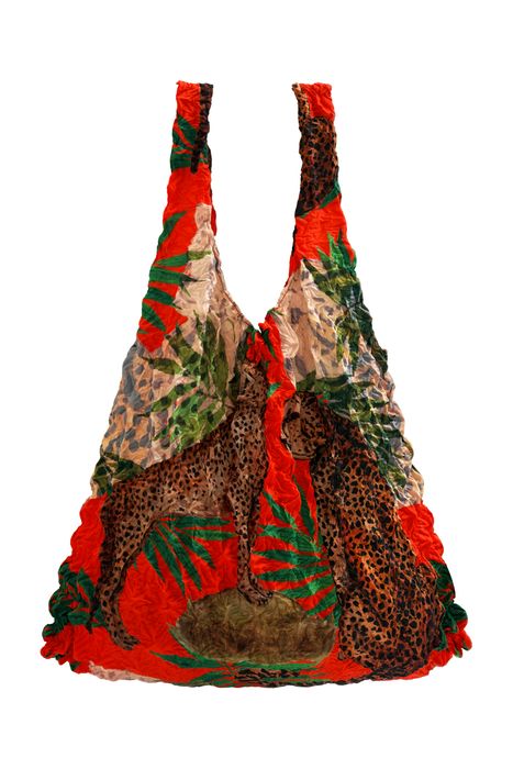 EcoBag, by BeBougie Leopard & Palm Sustainable Stretchy Tote