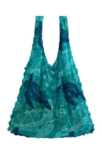 EcoBag, by BeBougie Blue Ocean Turtle Sustainable Stretchy Tote