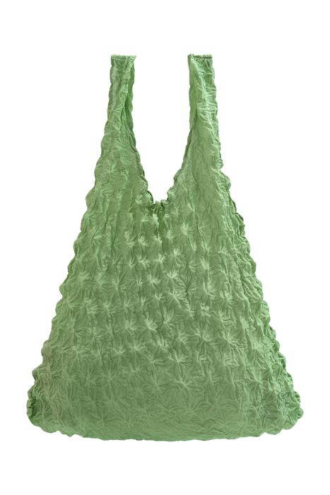 EcoBag, by BeBougie French Green Sustainable Stretchy Tote
