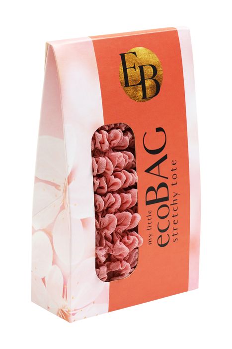 EcoBag, by BeBougie Crepe Pink Sustainable Stretchy Tote